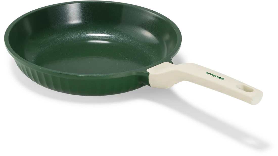 Padella Aromatica verde da 20 cm vista di lato