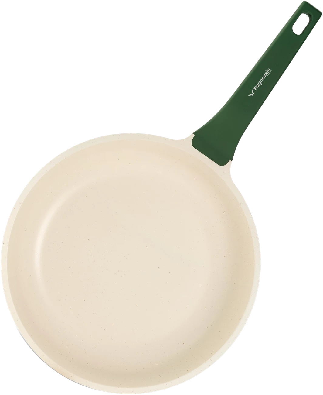 Padella Aromatica crema vista dall'alto, con il rivestimento in ceramica