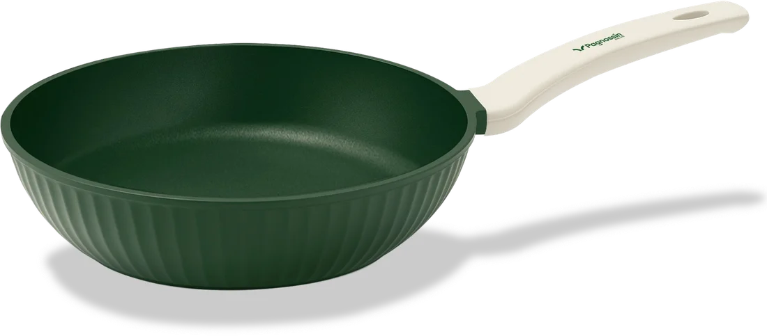 Wok Aromatica verde da 28 cm